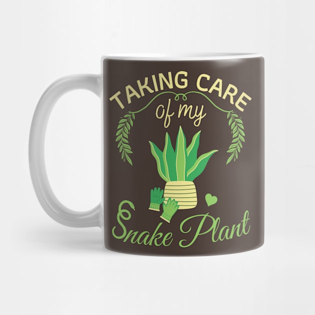 Snake Plant - Mother in Law's tongue for Gardening Enthusiast by JettDes